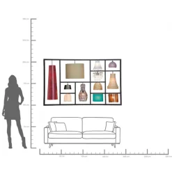 KARE Wandleuchte Parecchi Art House