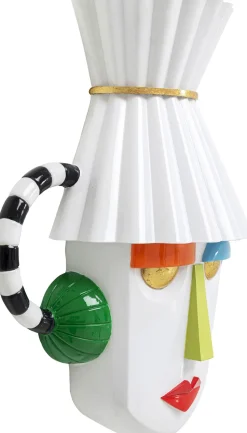 KARE Wandobjekt Mesquerade Weiß 37x41cm