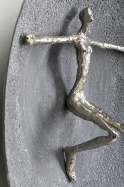 KARE Wandobjekt Umano Silber Ø60cm