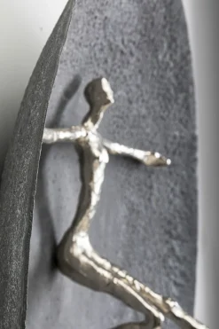 KARE Wandobjekt Umano Silber Ø60cm