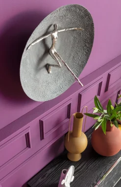 KARE Wandobjekt Umano Silber Ø60cm