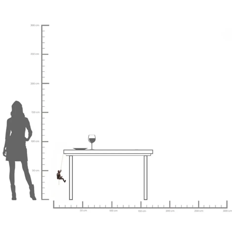 KARE Wandschmuck Climber Rope