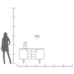 KARE Wandschmuck Dragonfly Mirror 27x35cm