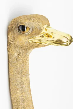 KARE Wandschmuck Ostrich Gold 19x72cm