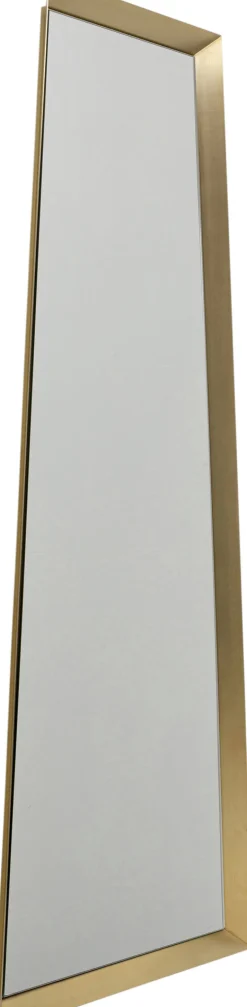 KARE Wandspiegel Arezzo Brass Trapez 65(45)x160cm