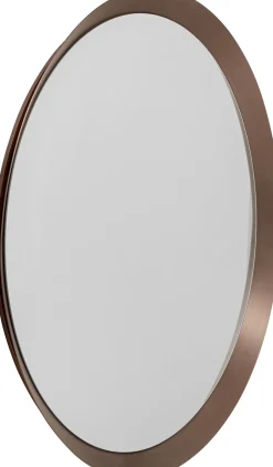 KARE Wandspiegel Arezzo Coffee Ø100cm
