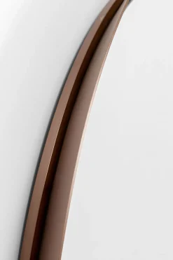 KARE Wandspiegel Arezzo Coffee Ø100cm