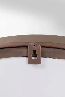 KARE Wandspiegel Arezzo Coffee Ø100cm