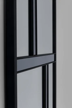 KARE Wandspiegel Brick Schwarz 71x182cm