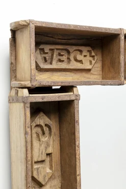 KARE Wandspiegel Brick 90x90cm