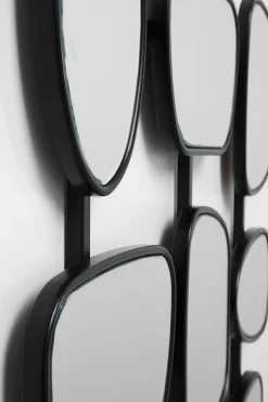 KARE Wandspiegel Nastro Schwarz 80x114cm