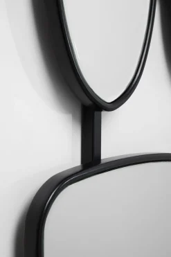 KARE Wandspiegel Nastro Schwarz 80x114cm
