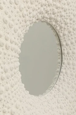 KARE Wandspiegel Sea Jewellery Weiß Ø110cm