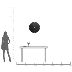 KARE Wanduhr Andrea Schwarz Ø60cm