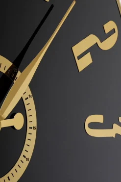 KARE Wanduhr Casino Schwarz Ø76cm