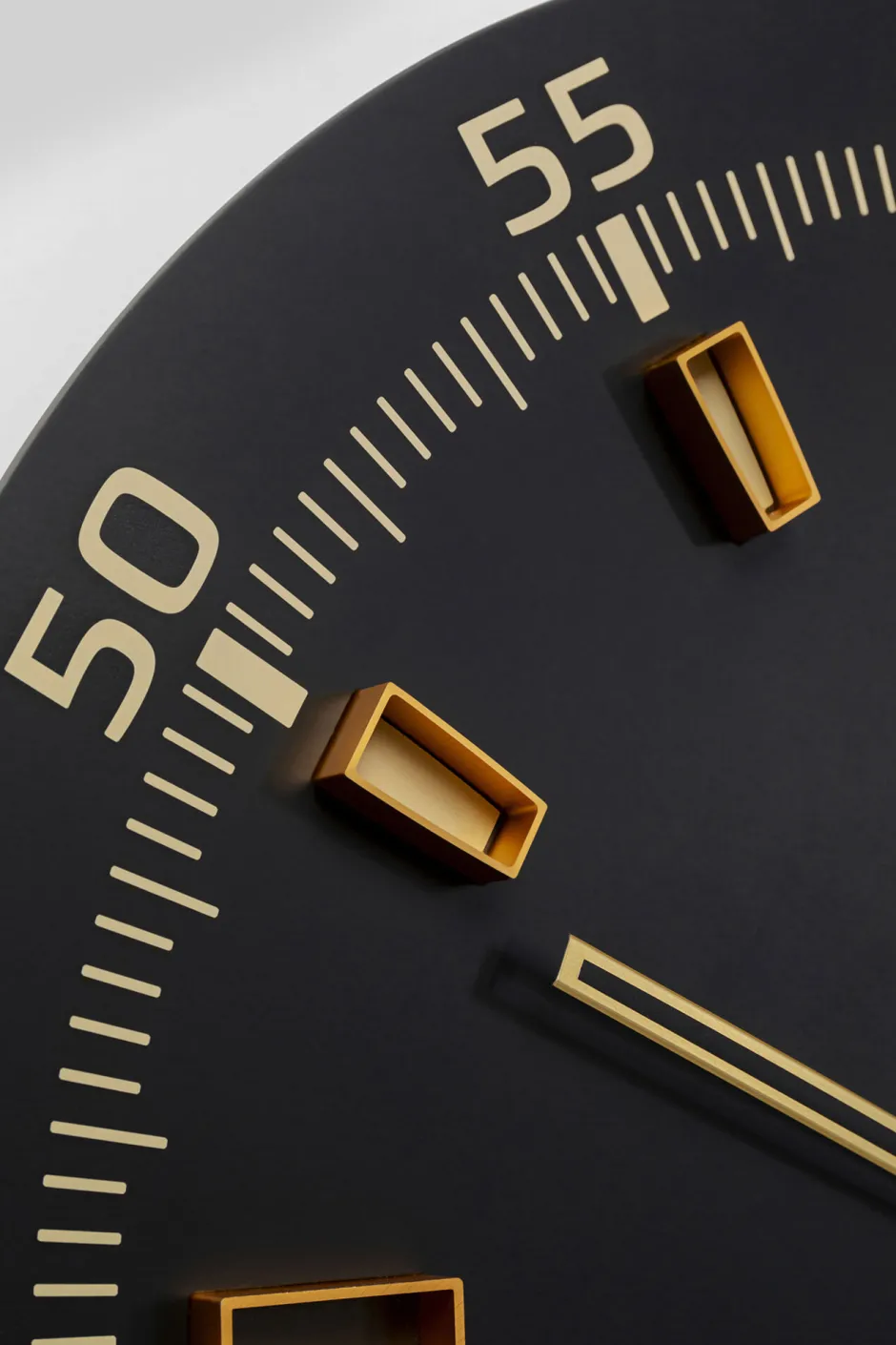 KARE Wanduhr Milk Bar Schwarz Ø60cm