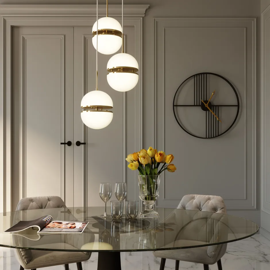 KARE Wanduhr Strings Ø60cm