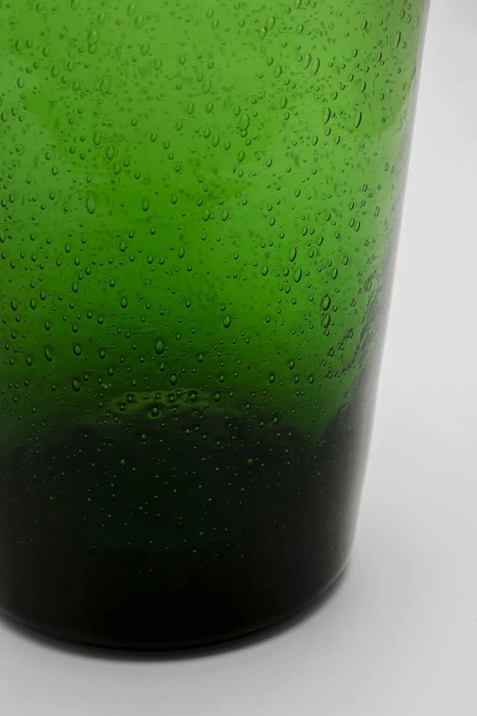 KARE Wasserglas Bubbles Grün 14cm