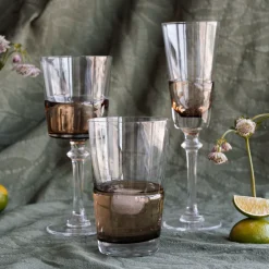 KARE Wasserglas Mimi Amber 14cm