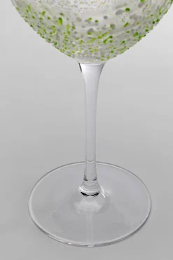 KARE Weinglas Confetti Grün 24 cm