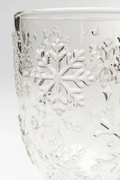 KARE Weinglas Ice Flowers Klar
