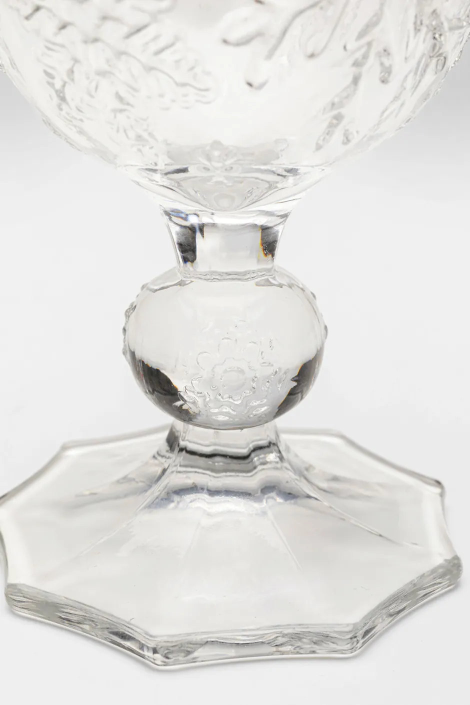 KARE Weinglas Ice Flowers Klar