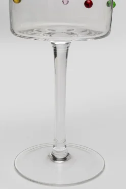 KARE Weinglas Party Dots 23cm