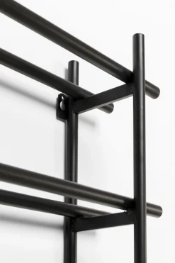 KARE Weinregal Cape Town Schwarz 80x34cm