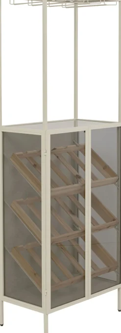 KARE Weinregal Porto Bar Greige 60x170cm