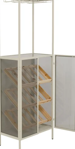 KARE Weinregal Porto Bar Greige 60x170cm