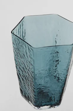 KARE Weißweinglas Cascata Blau